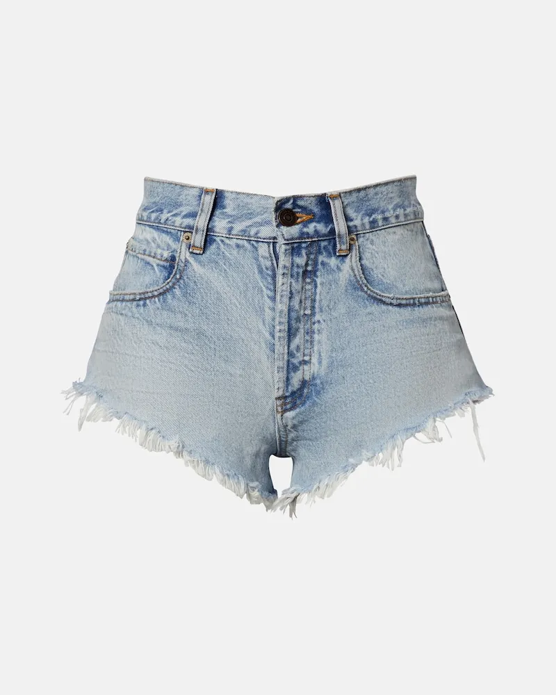 Balenciaga Jeansshorts Blau