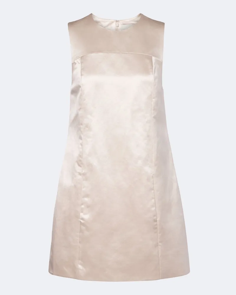 Posse Minikleid Chester aus Baumwolle und Seide Rosa