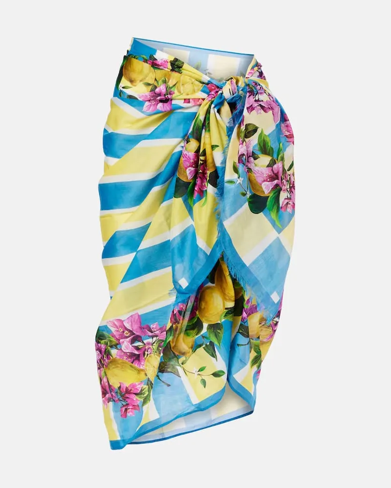 Dolce & Gabbana Pareo aus Baumwolle Multicolor