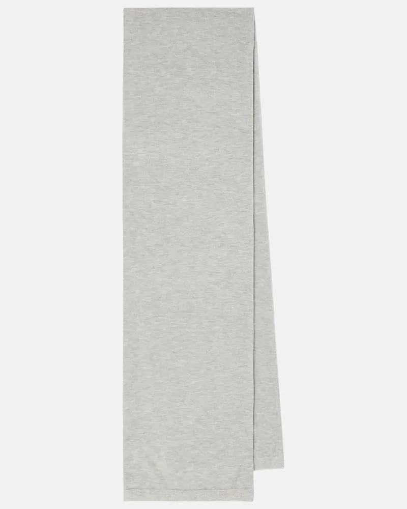 Totême Schal aus Strick Grau