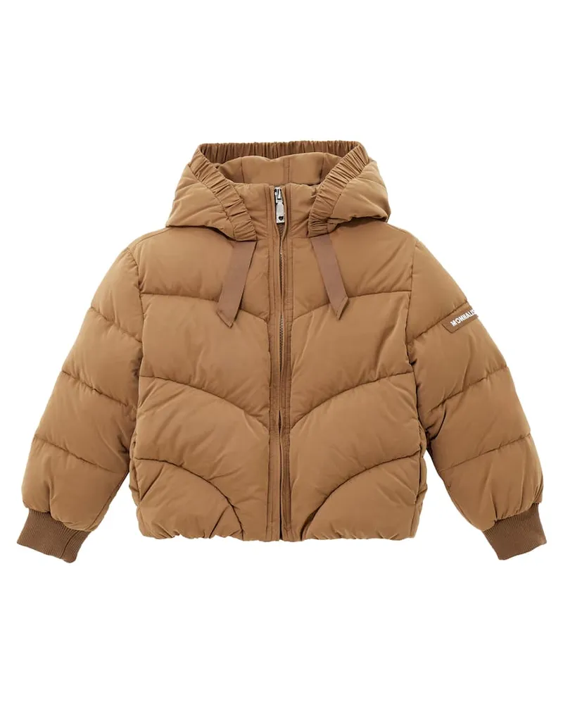 Monnalisa Wattierte Jacke Braun