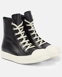 Rick Owens High-Top Sneakers aus Leder Multicolor