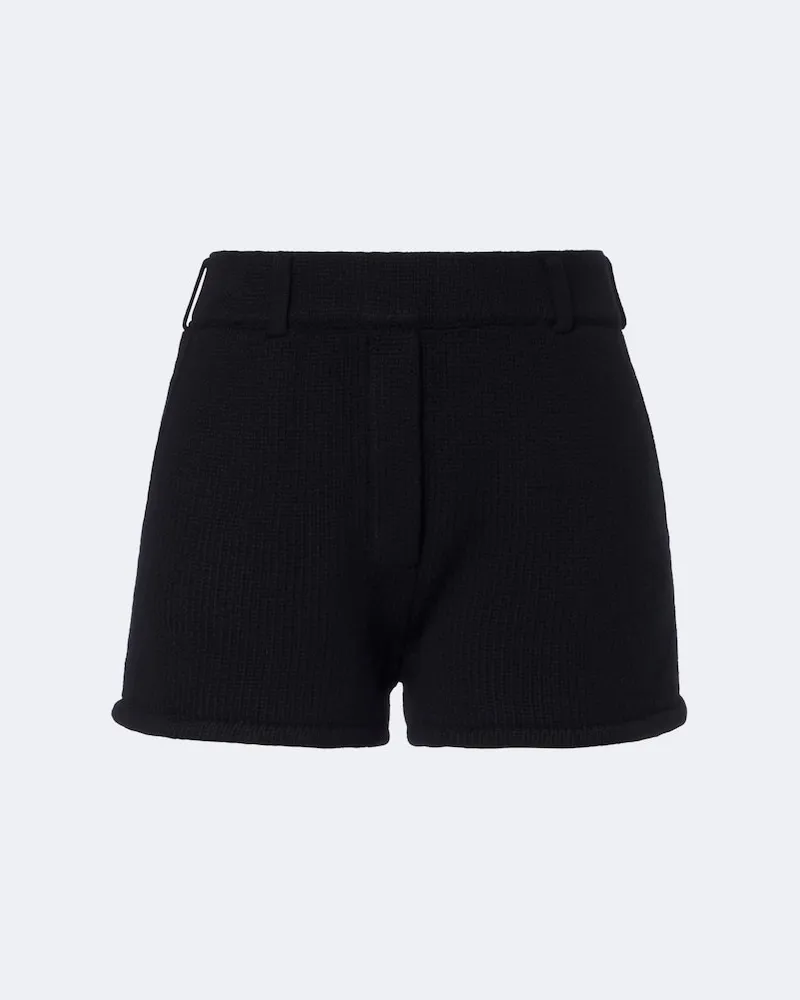 Lisa Yang Shorts Tyra aus Kaschmir Schwarz