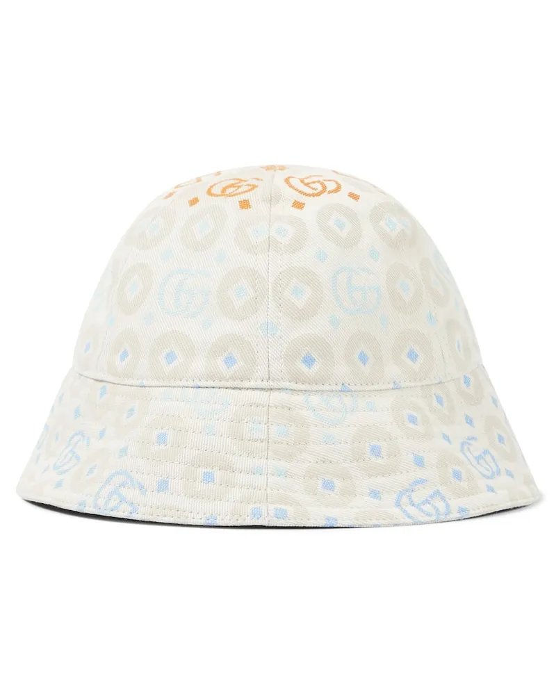 Gucci Hut GG aus Baumwoll-Jacquard Multicolor