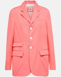 PLAN C Blazer aus Baumwolle Pink