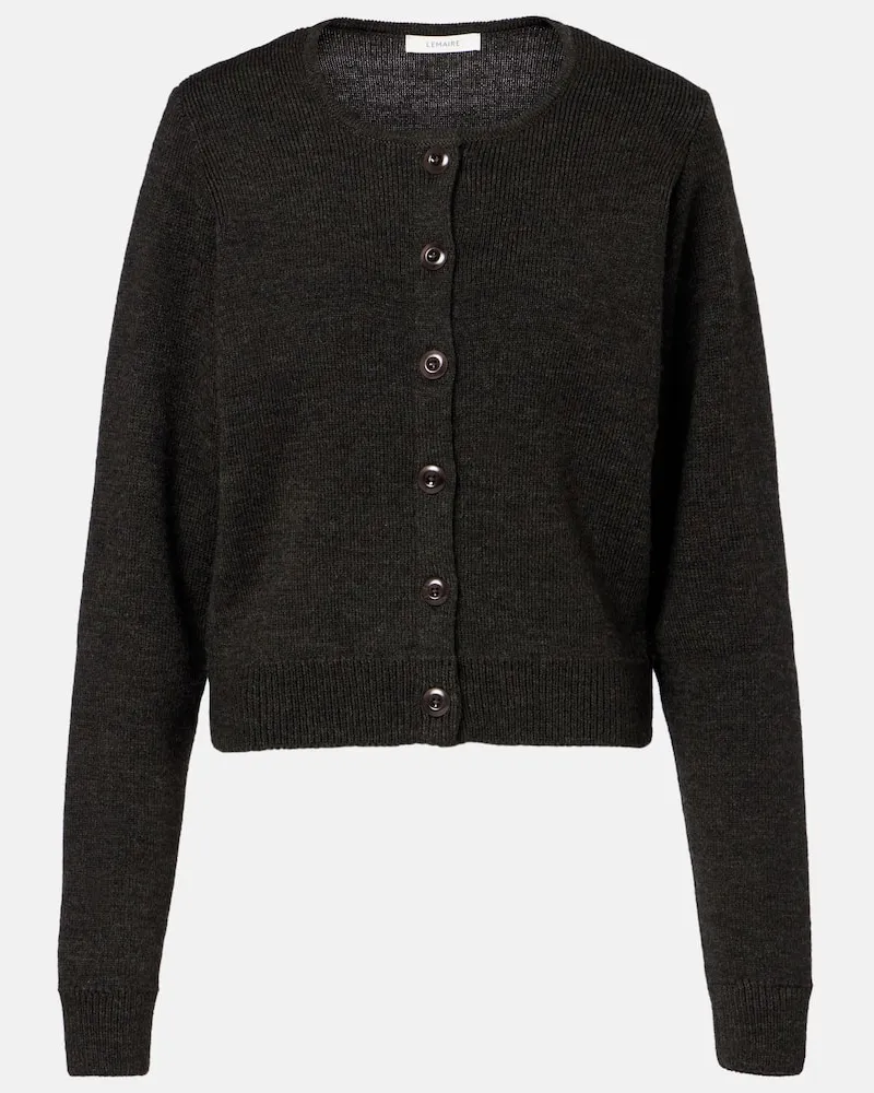 Christophe Lemaire Cardigan aus Strick Braun