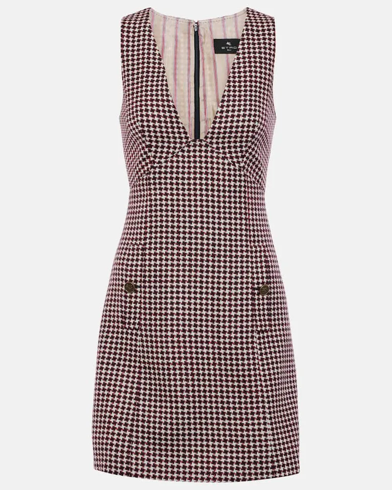 Etro Minikleid Weiß