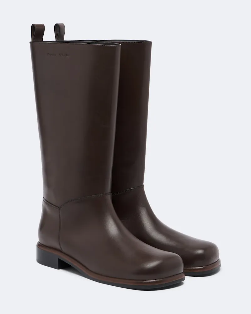 Proenza Schouler Stiefel Esme aus Leder Braun