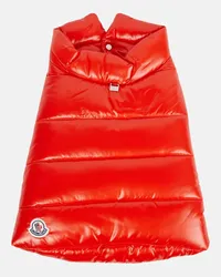 Moncler Poldo Dog Couture Mantel fuer Hunde Rot