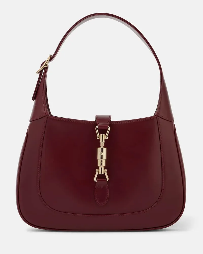 Gucci Schultertasche Gucci Jackie 1961 Small aus Leder Burgunderrot