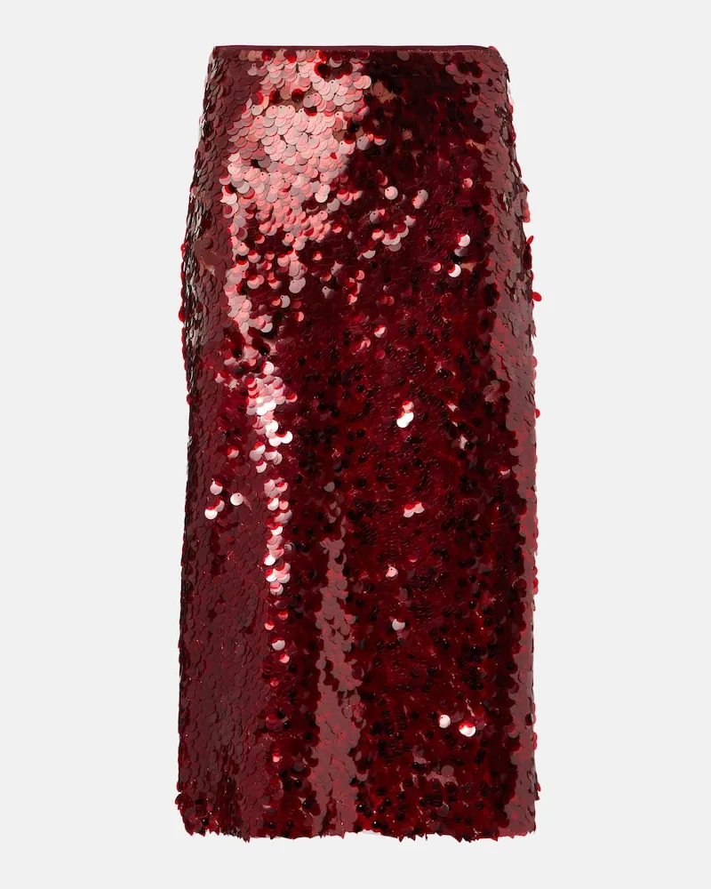 Vince Midirock Lucite mit Pailletten Rot