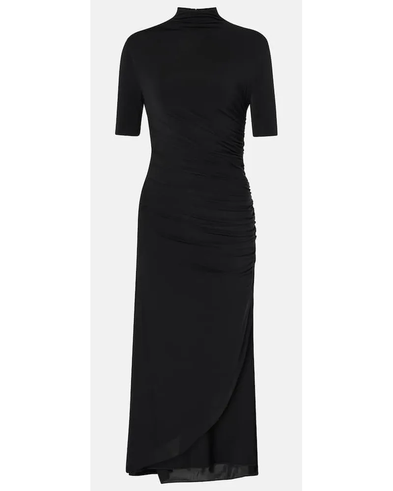 Alaïa Alaïa Midikleid Schwarz