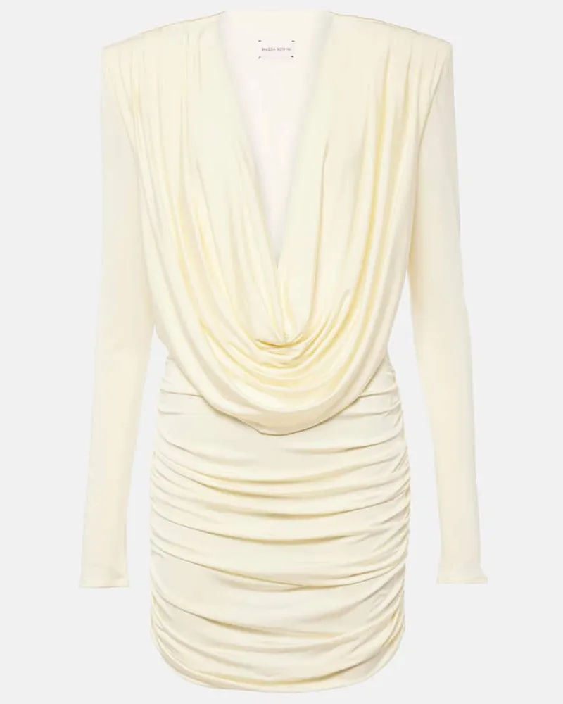 Magda Butrym Minikleid aus Jersey Weiß