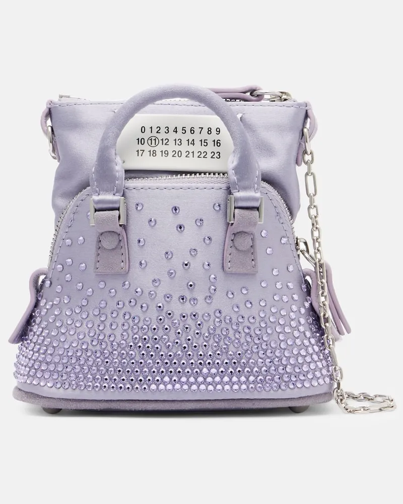 Maison Margiela Schultertasche 5AC Classique Baby Violett
