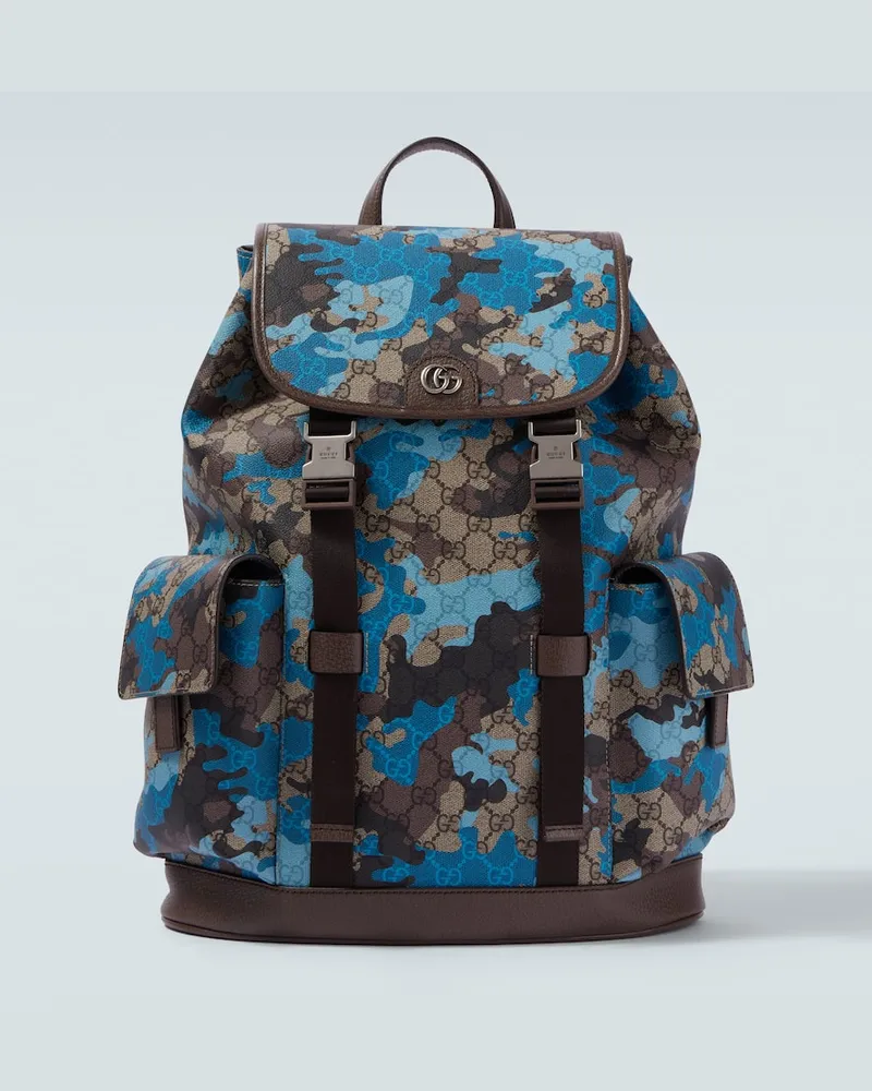 Gucci Rucksack GG aus Canvas Multicolor