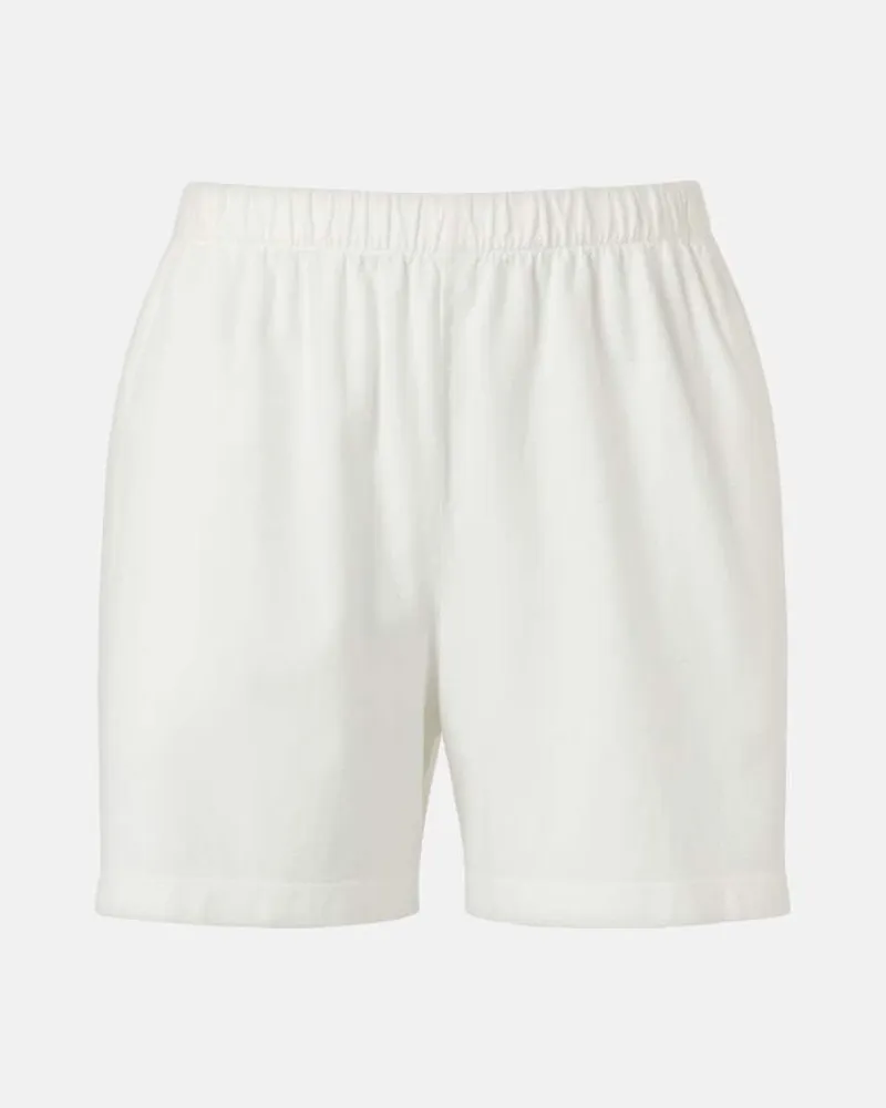 The Row Shorts Gunty aus Baumwolle Weiß