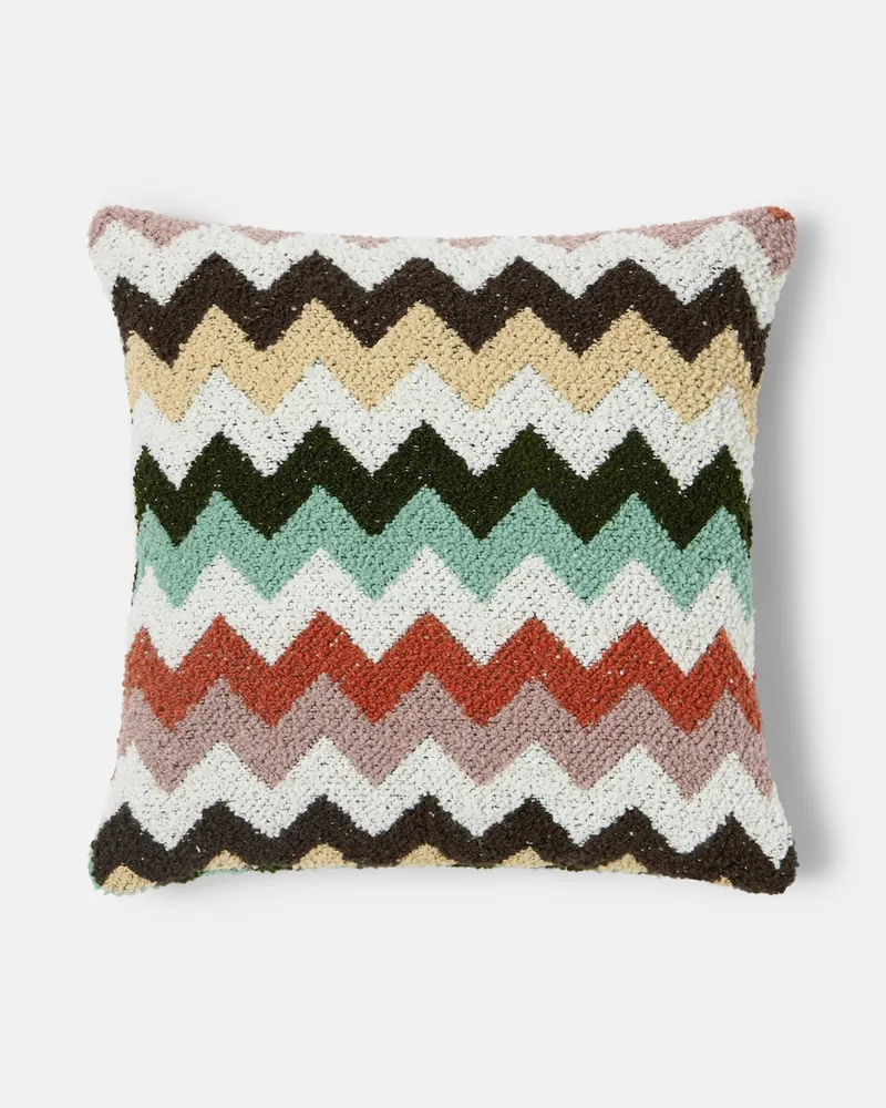 Missoni Kissen Riccio aus Bouclé Multicolor