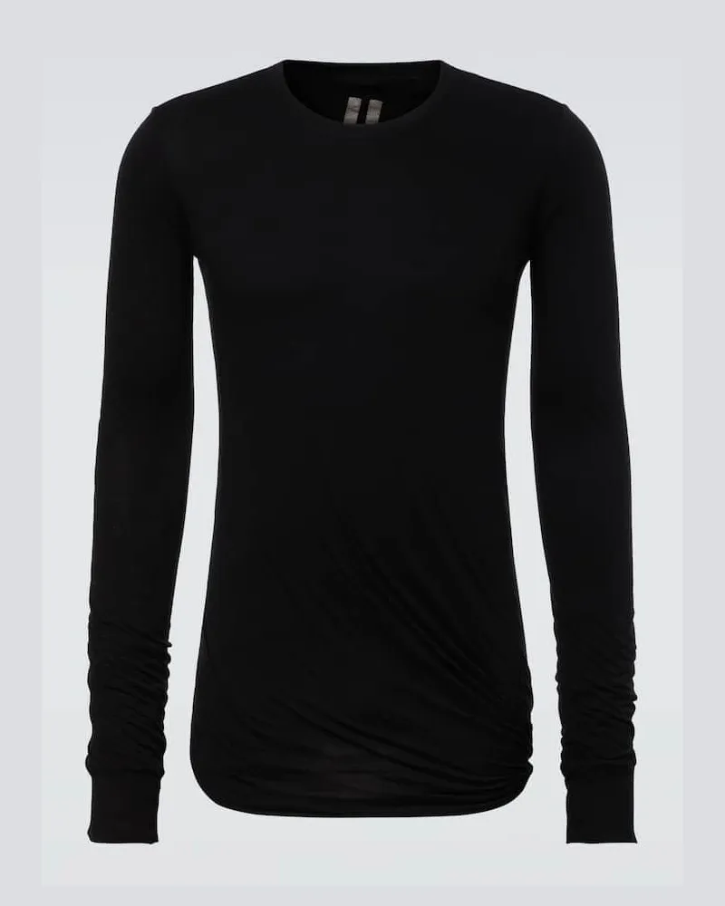 Rick Owens Top aus Baumwolle Schwarz