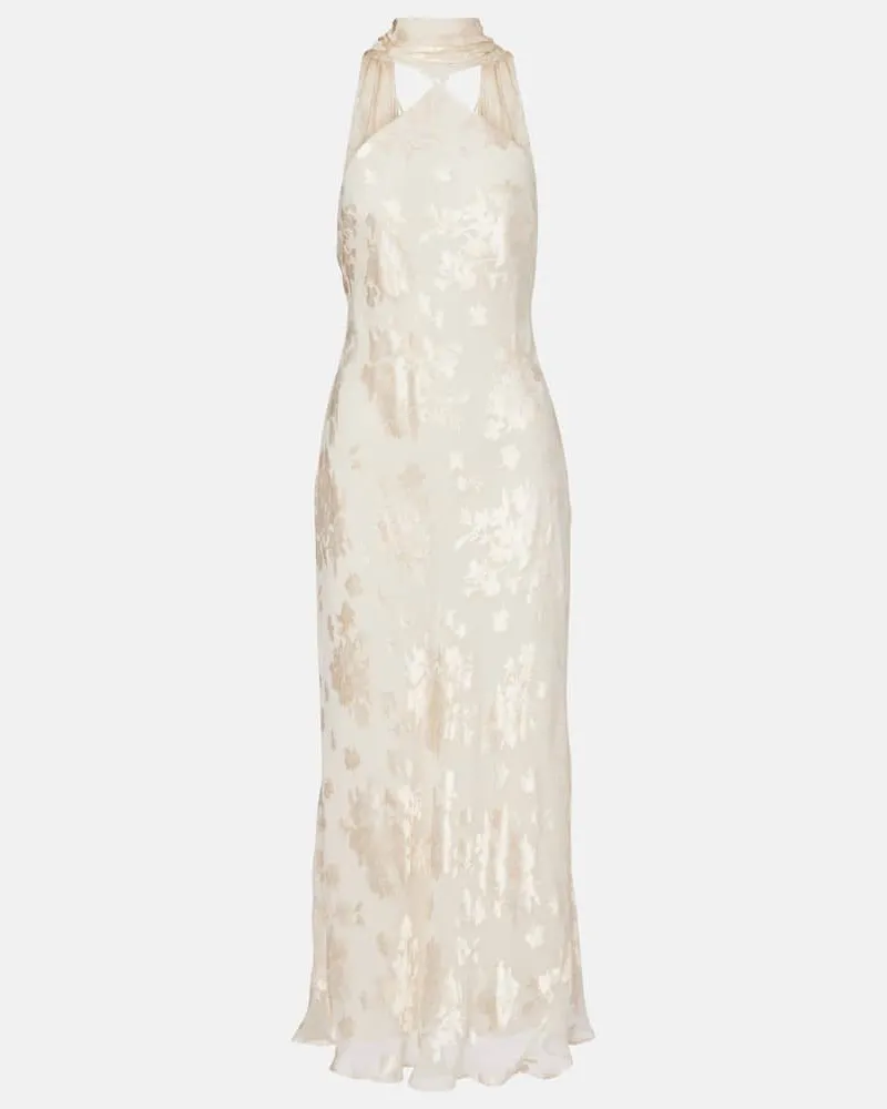 RIXO Bridal Midikleid Hayley Weiß