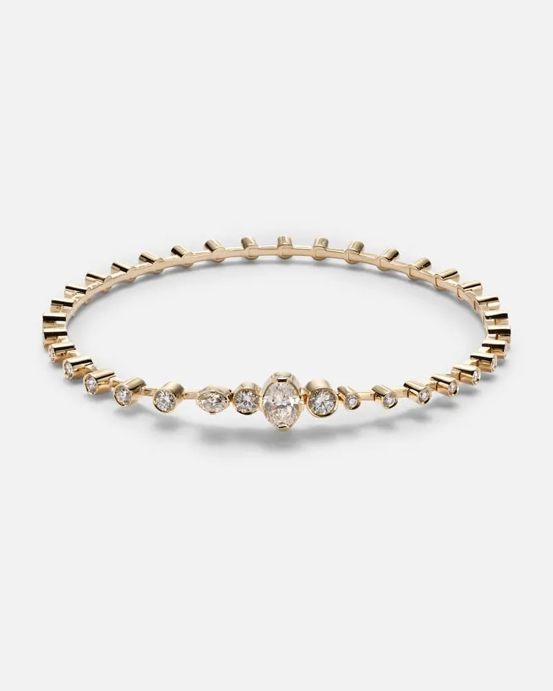 Sophie Bille Brahe Armband Bracelet De Sky aus 18kt Gelbgold mit Diamanten Gold