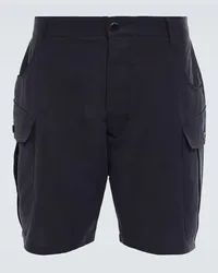 Giorgio Armani Shorts aus Leinen Blau