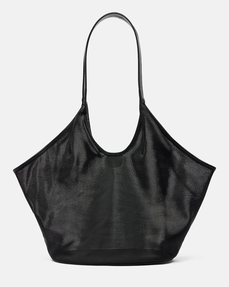 Aesther Ekme Tote Ghost Large aus Mesh Schwarz