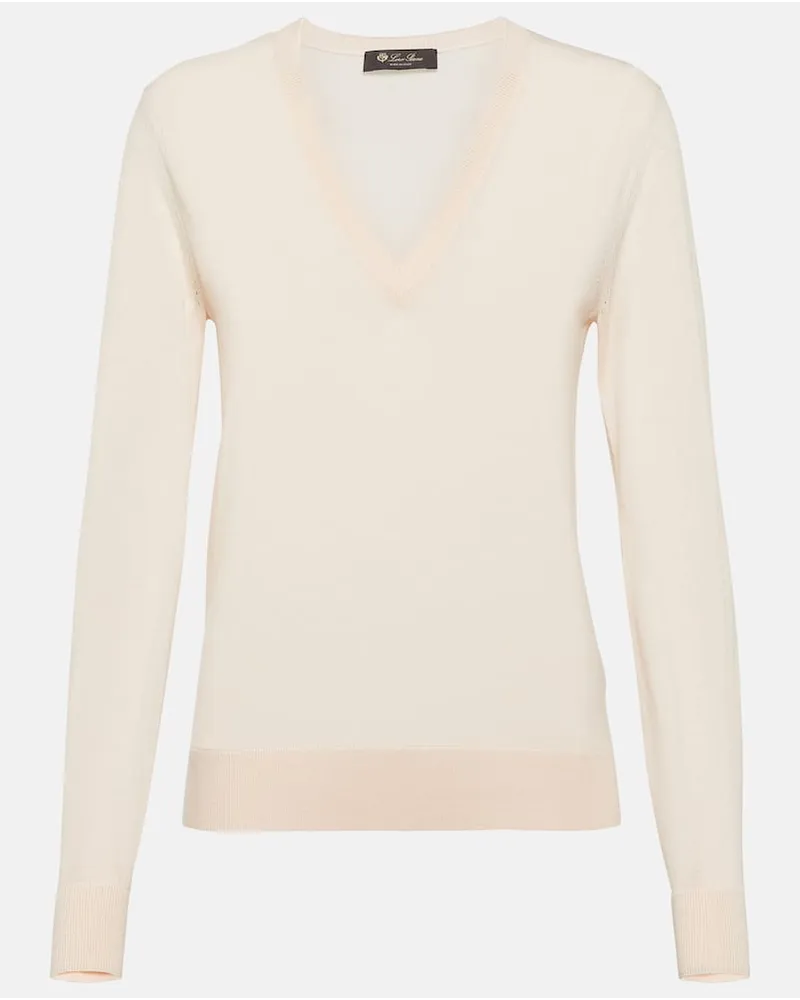 Loro Piana Pullover aus Kaschmir Beige