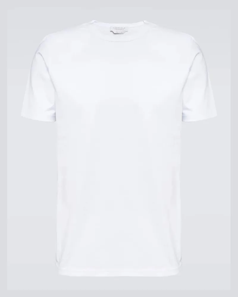 Gabriela Hearst T-Shirt Bandeira aus Baumwolle Weiß