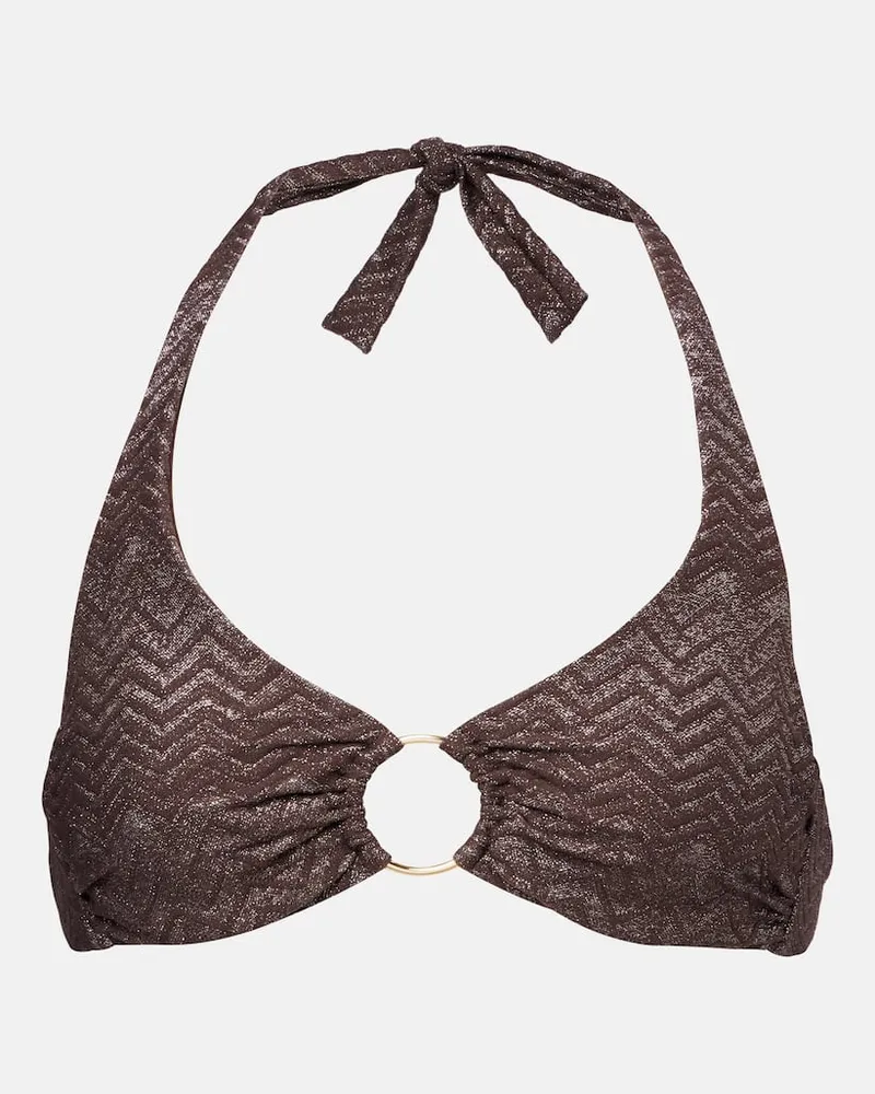 Melissa Odabash Bikini-Oberteil Brussels Braun