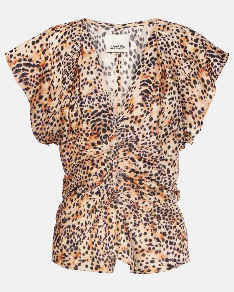 Isabel Marant Top Lonea Weiß