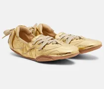 Slip-Ons Bilaria aus Metallic-Leder