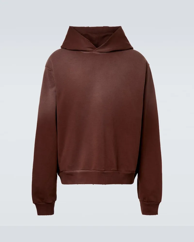 Acne Studios Hoodie aus Jersey Braun
