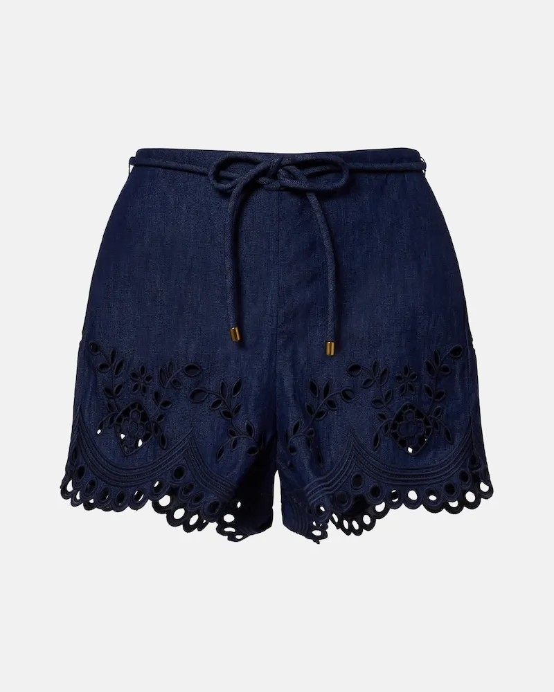 Zimmermann Jeansshorts Mahon Blau