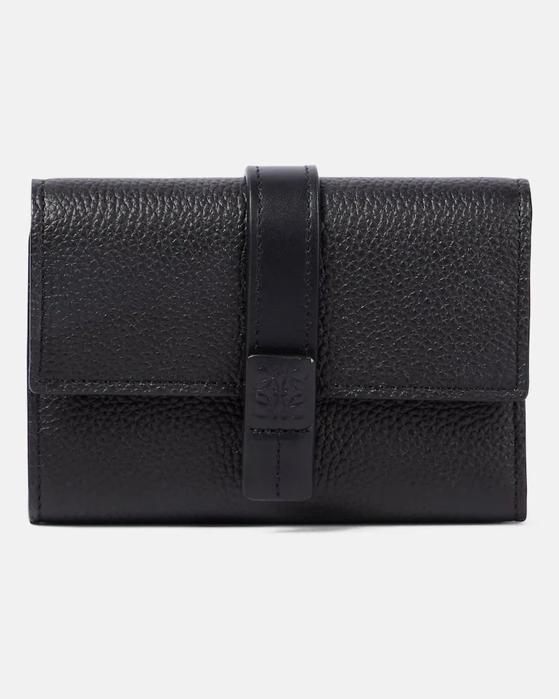 Loewe Portemonnaie Anagram Small aus Leder Schwarz