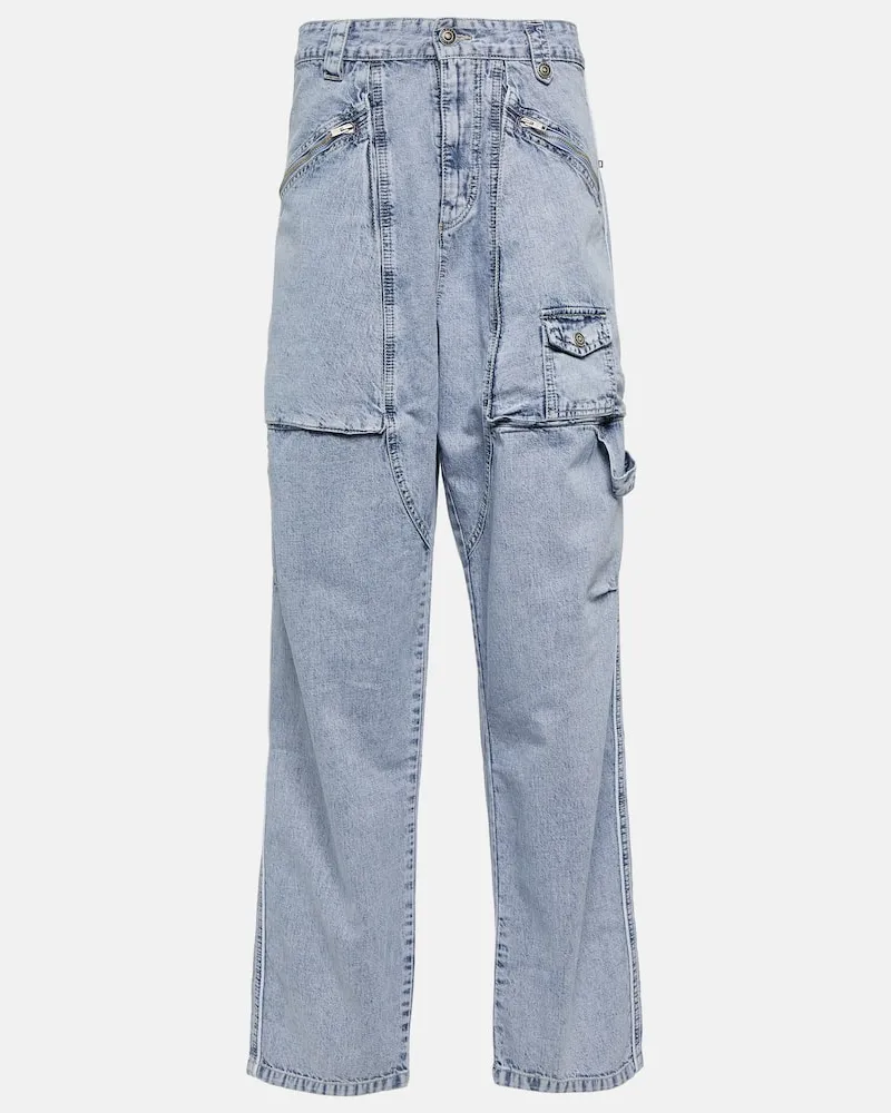 Isabel Marant Wide-Leg Jeans Paciane Violett