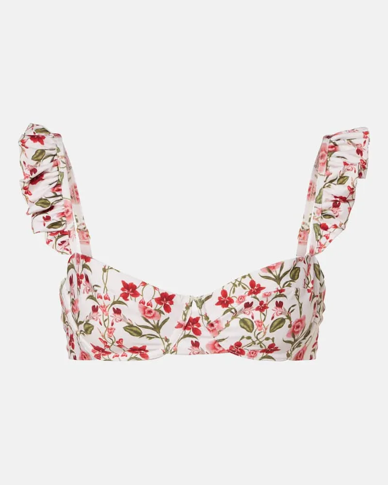 AGUA BENDITA Bikini-Oberteil Kiwi Multicolor