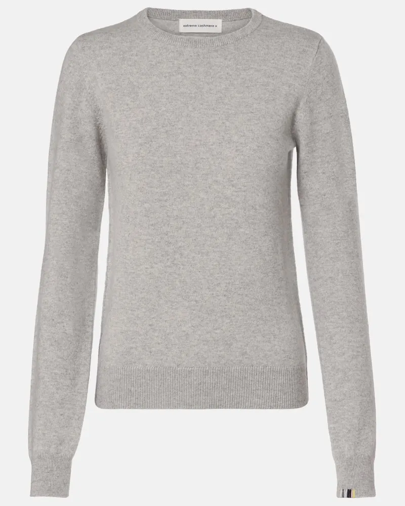 extreme cashmere Body Pullover aus einem Kaschmirgemisch Grau