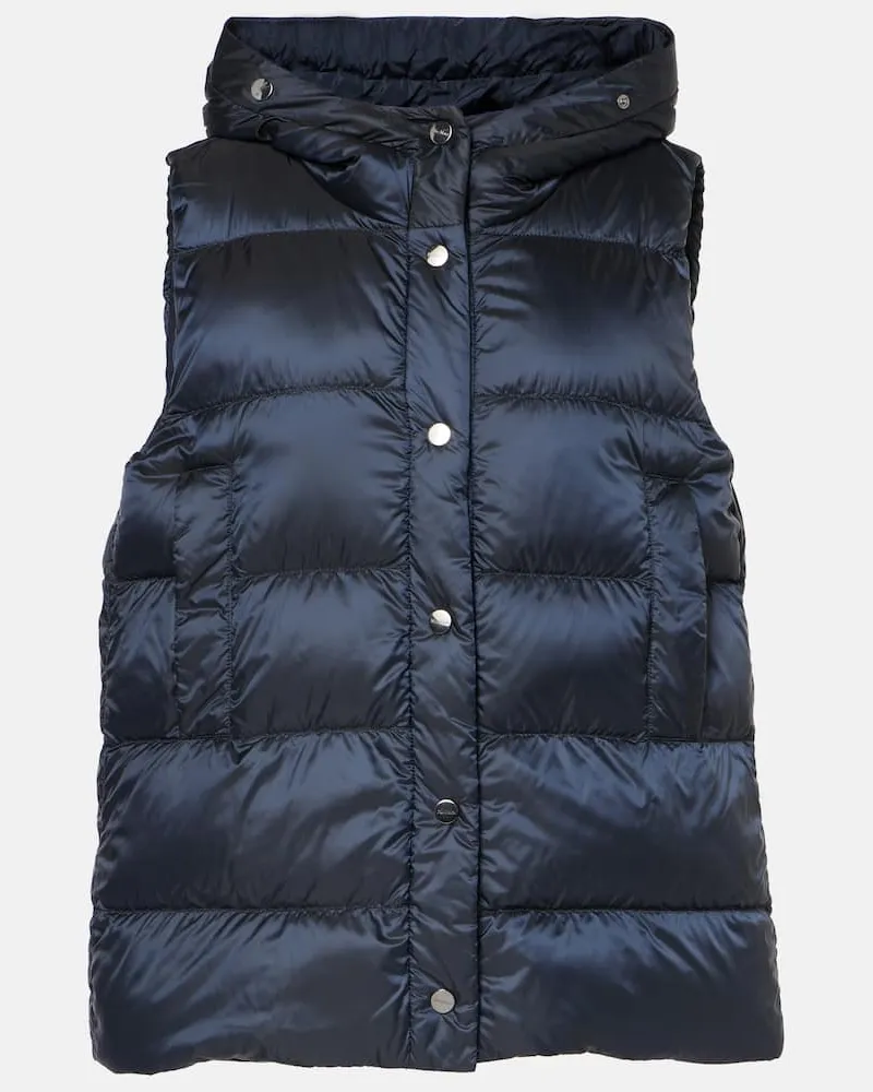 Max Mara The Cube Wattierte Weste Jsoft Blau