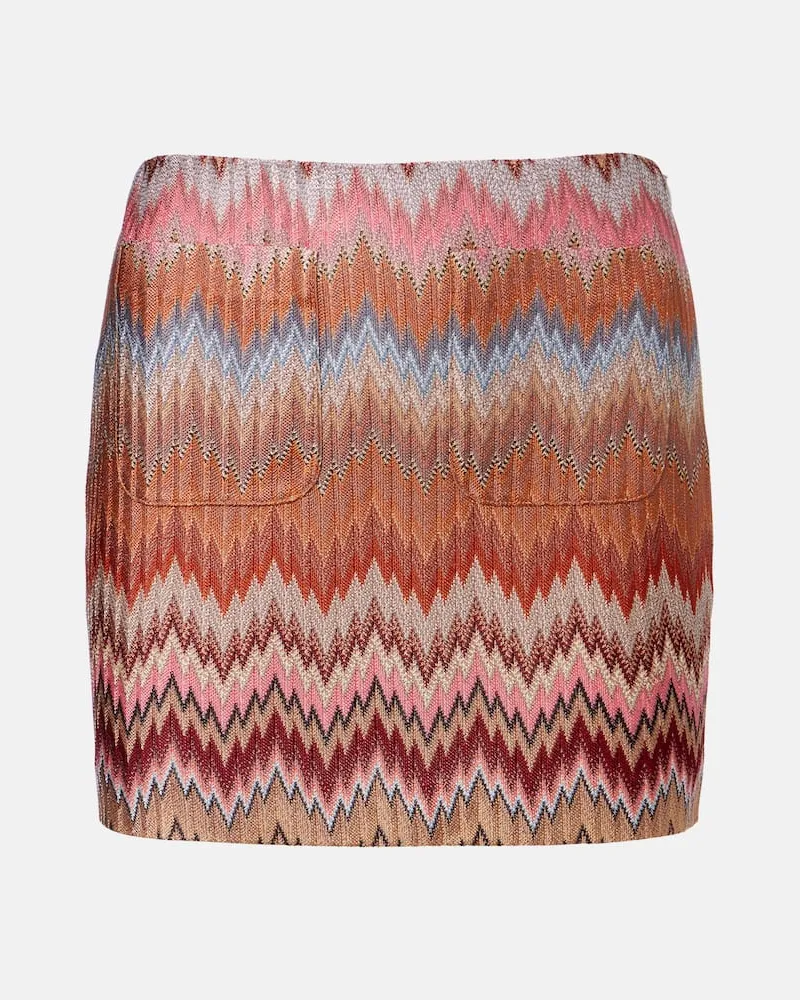 Missoni Minirock aus Lamé Multicolor