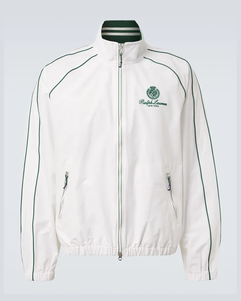 Ralph Lauren Trainingsjacke mit Logo Weiß