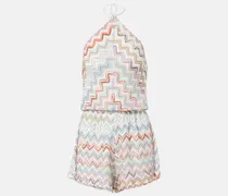 Playsuit aus Häkelstrick