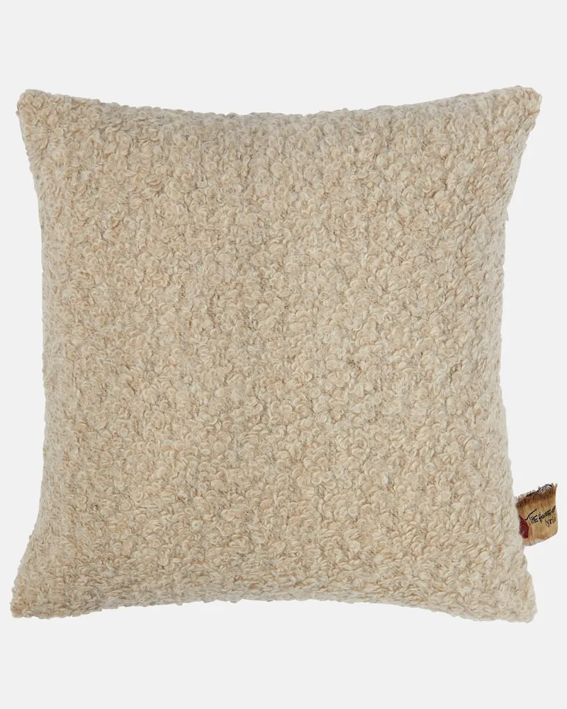 The House of Lyria Kissen Capriccio aus einem Alpakawollgemisch Beige