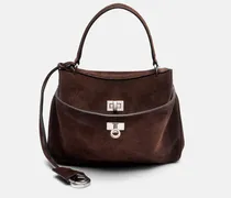 Henkeltasche Rodeo Mini aus Veloursleder