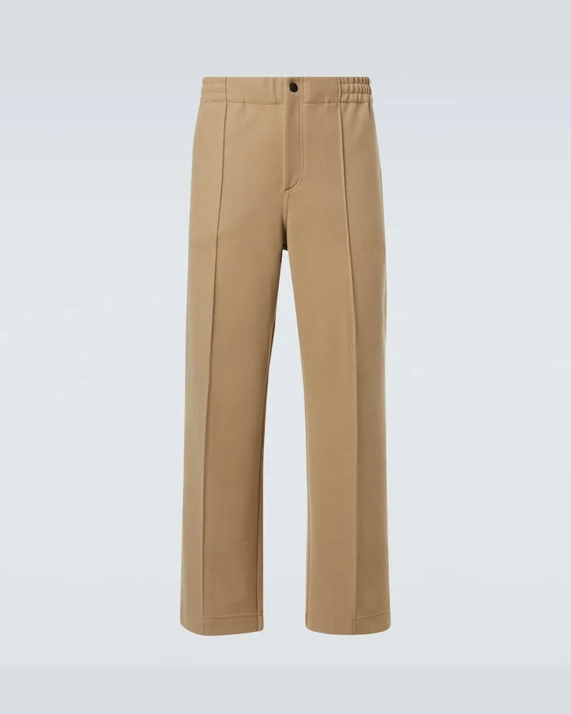Moncler Gerade Hose Beige
