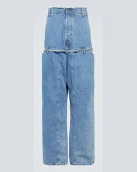 Jacquemus Wide-Leg Jeans Le De Nimes Blau