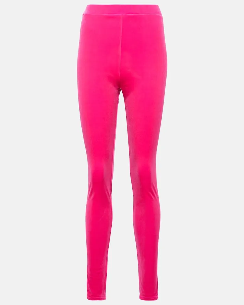 Alexandre Vauthier Leggings aus Jersey Rosa