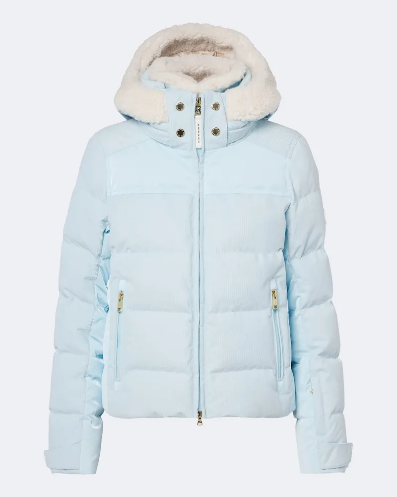 Bogner Skijacke Minud mit Shearling Blau