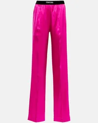 Tom Ford Hose aus einem Seidengemisch Pink