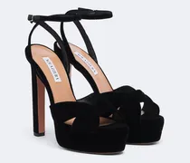 Plateau-Pumps Cupid aus Samt