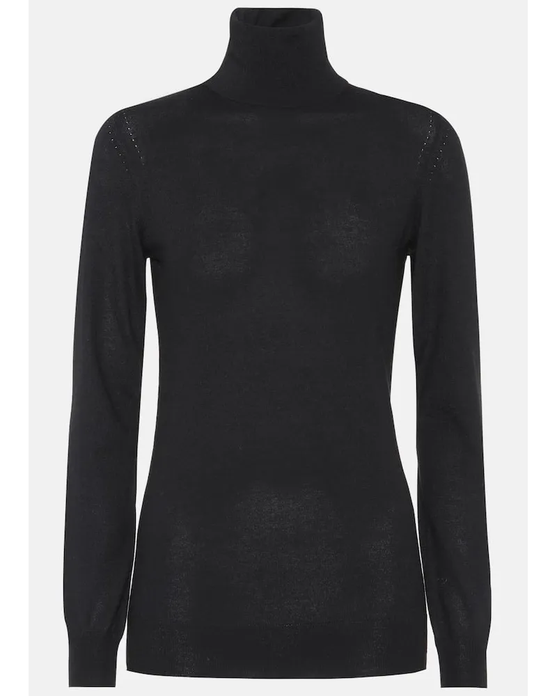 Loro Piana Pullover Piuma aus Kaschmir Schwarz